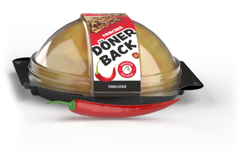 Dönerback Chilisoße wird aufgebacken...