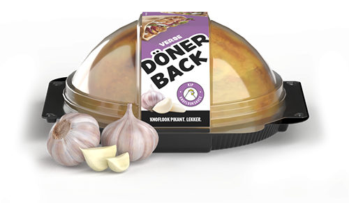 Dönerback Knoblauchsoße wird aufgebacken...